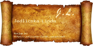 Jedlicska Linda névjegykártya